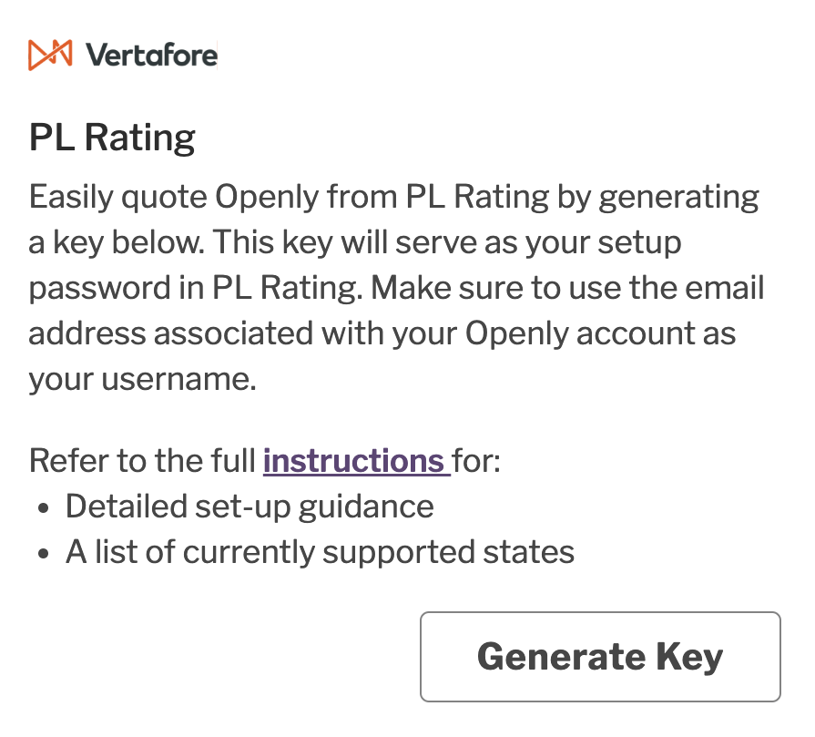 Vertafore Generate Key.png